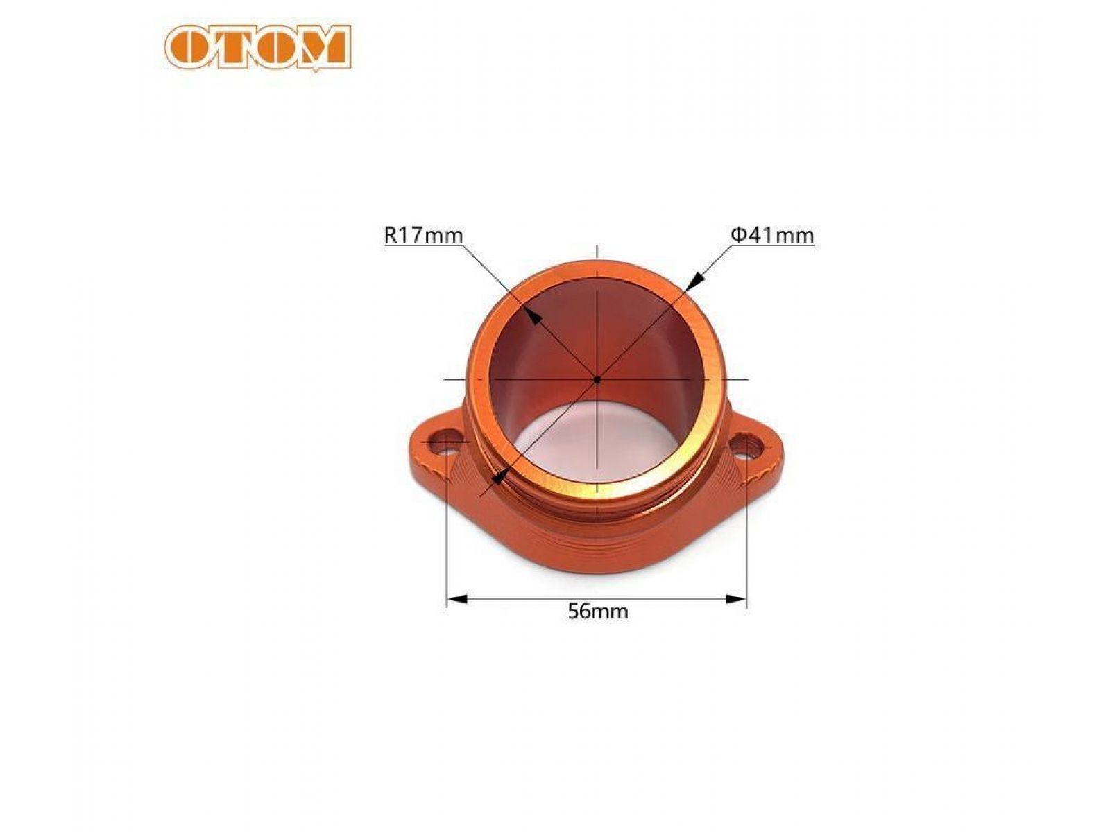 Патрубок карбюратора впускной NC250 CNC, красный